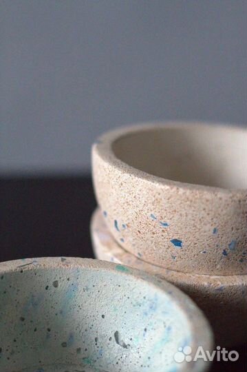 Бетонные кашпо