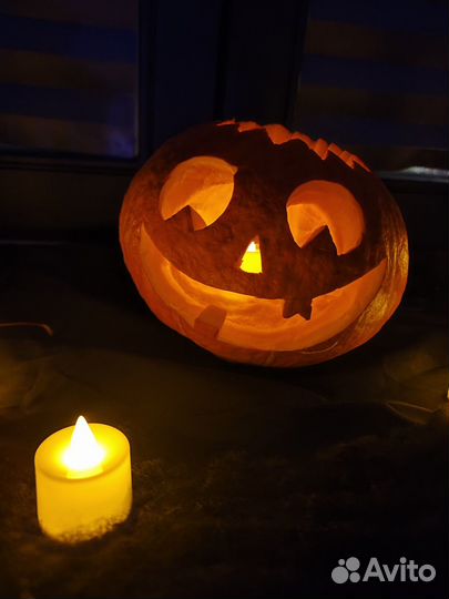Тыква на хеллоуин