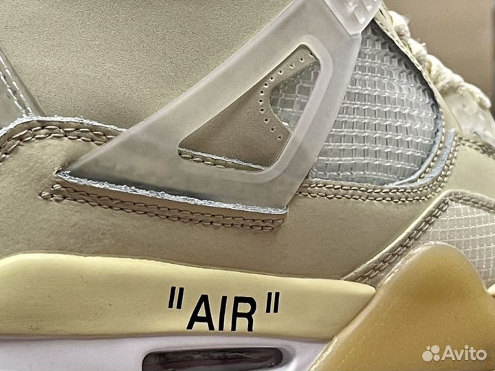 Кроссовки Nike Air Jordan 4 Off-White (новые)