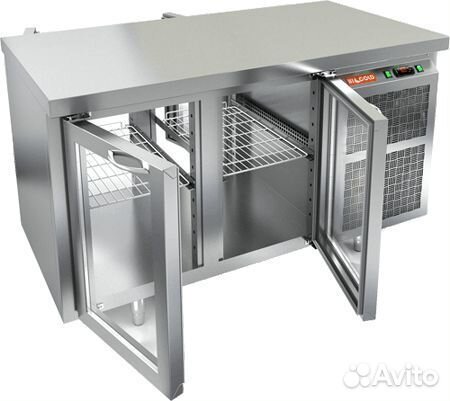 Стол С охл.шкафом со стекл.двер.hicold SNG T 11/HT