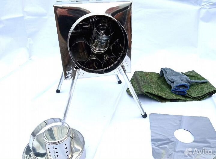 Печь походная Малая на 15 литров без экранов