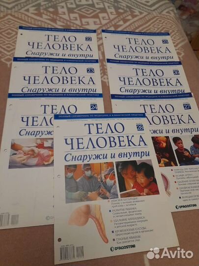 7 журналов тело человека де Агостини
