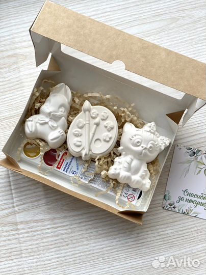 Гипсовые фигурки для раскрашивания