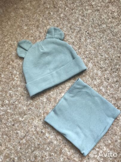 Комплект шапка и снуд детский