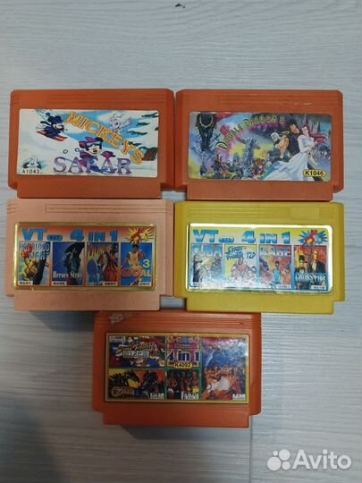 Картриджи для dendy