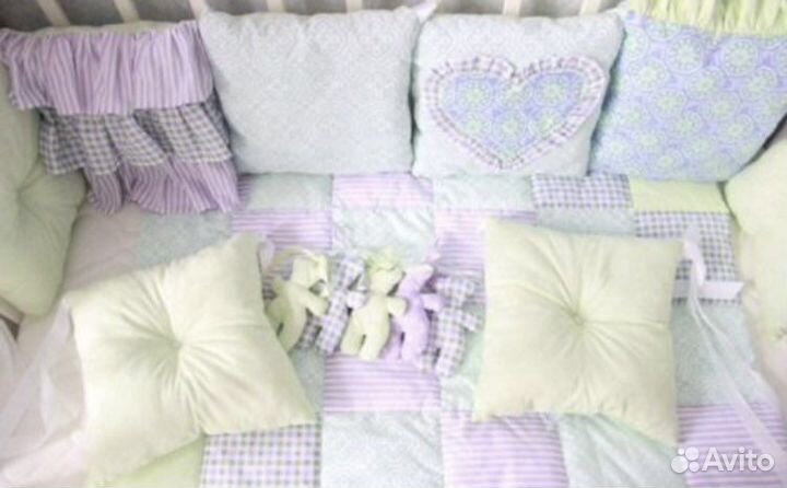 Бортики в детскую кроватку