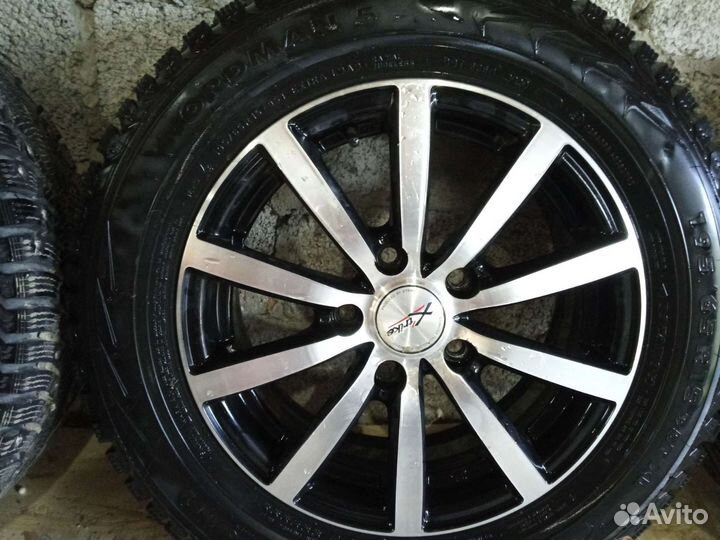 Зимняя резина r15 195 65 бу на литых дисках
