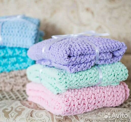 Плед детский плюшевый, снуд на заказ