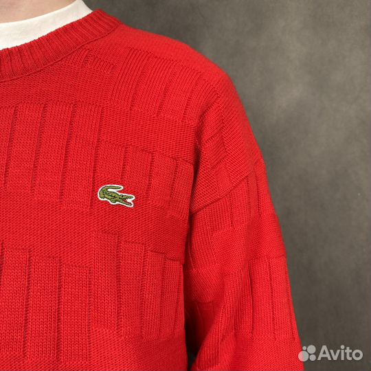 Винтажный шерстяной свитер Lacoste Vintage