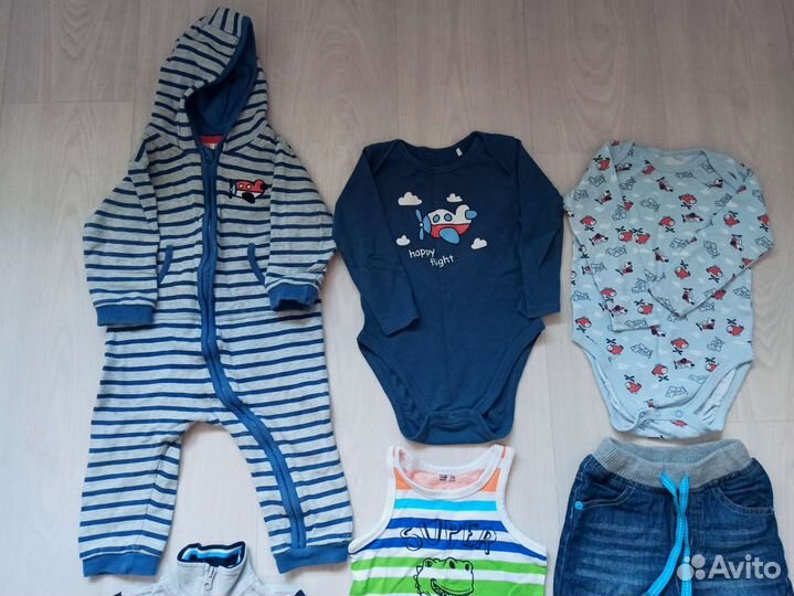 Детские вещи и обувь на мальчика пакетом