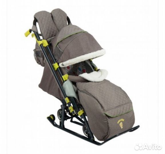 Детские санки коляска nika