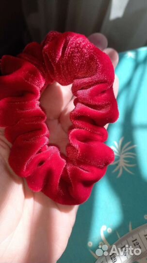 Бархатные резинки для волос