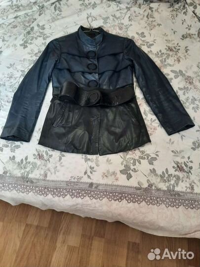 Куртка кожаная женская размер 42-44