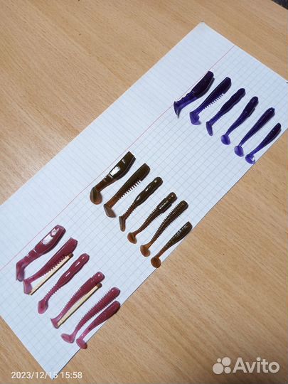 Силиконовые приманки для микроджига