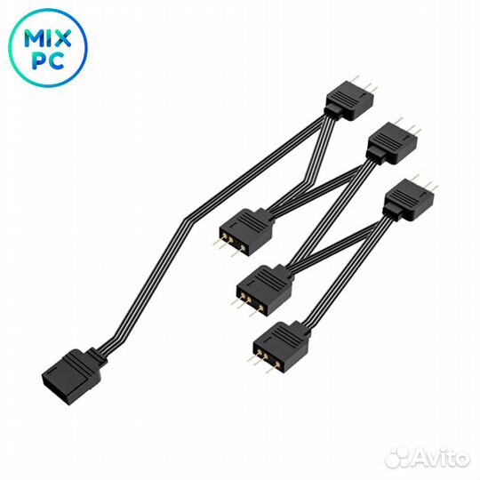 Разветвитель argb подсветки ID-Cooling FS-06 argb