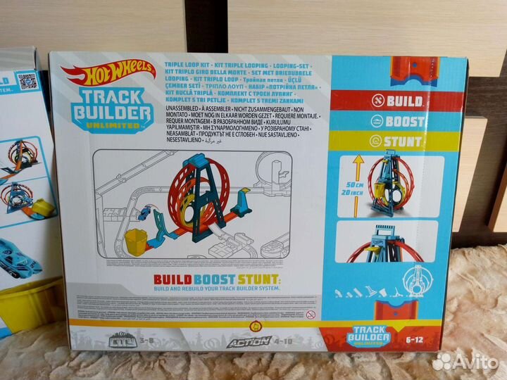 Новый Hot wheels Тройная петля GLC96 Оригинал