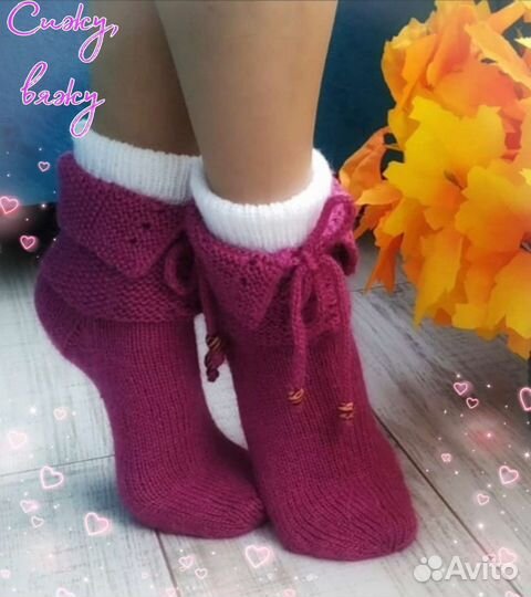Носки ручной работы