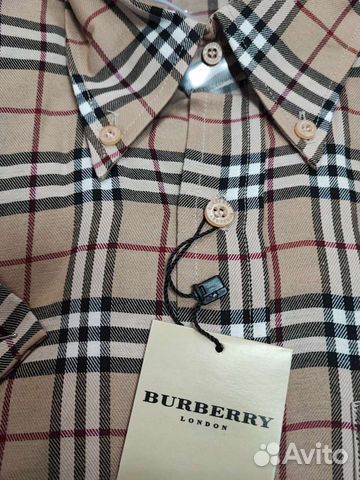 Рубашка Burberry с коротким рукавом объявление продам