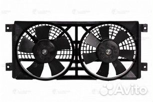 Электровентилятор кондиционера luzar lfac1750 для а/м ssangyong kyron (05) /actyon (05) (2 вент.) с