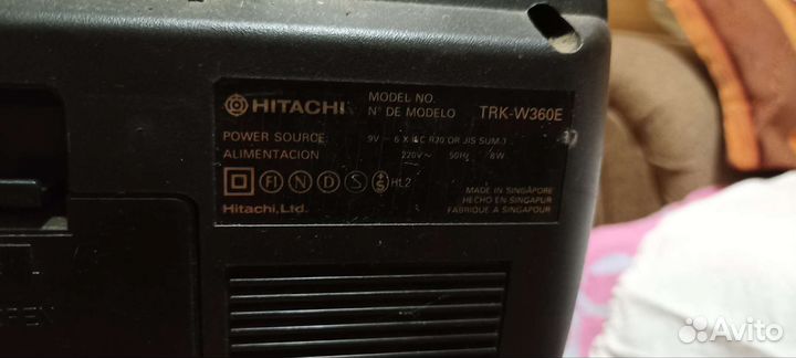 Магнитола Hitachi trk-w360e