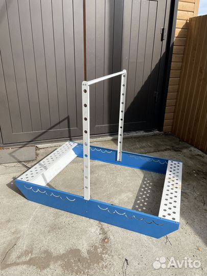 Детская песочница металлическая кораблик