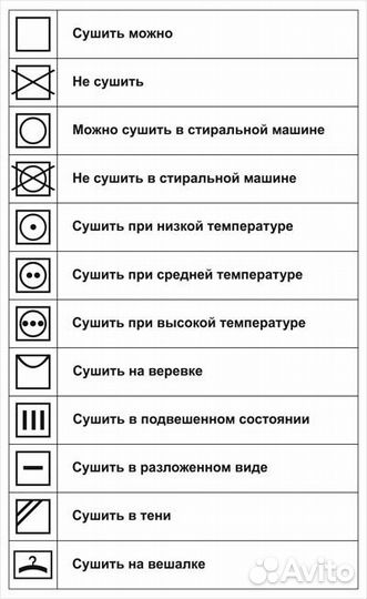 Сушка в сушильной машине