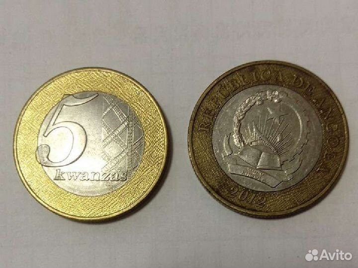 Ангола монеты и банкнота