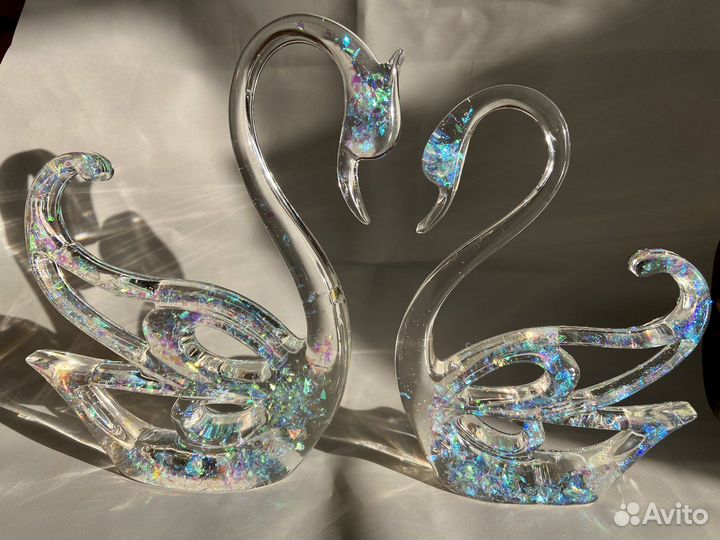 Свадебные аксессуары на стол - Лебеди