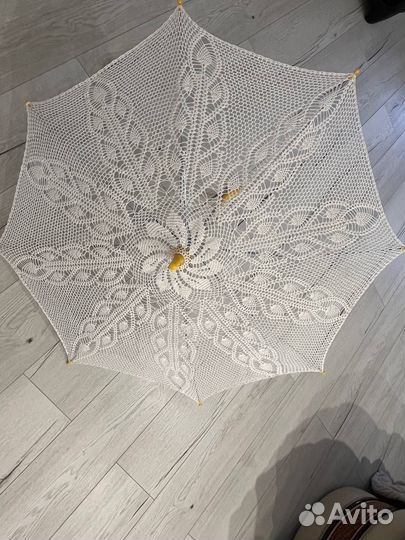 Зонт ручной работы