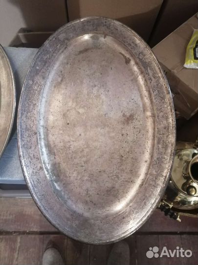 Подносы Norblin серебрение 2 шт