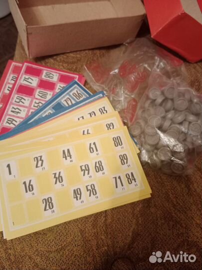 Настольная игра СССР лото