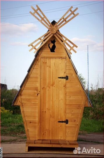 Уличный туалет с установкой SKU005