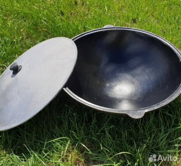 Казан чугунный узбекский 16 литров
