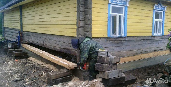 Заменов винцов и ремонт фундамента и менять)