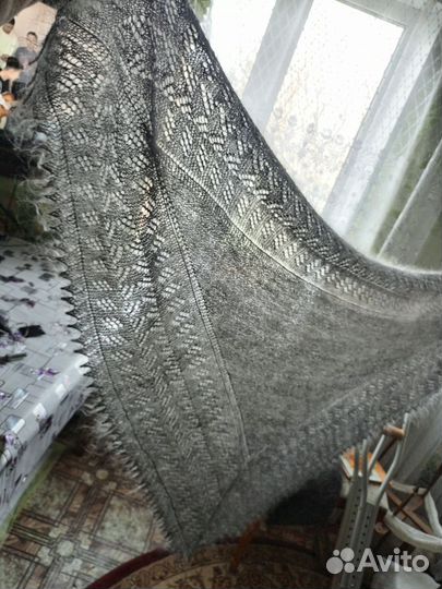 Вязаная косынка