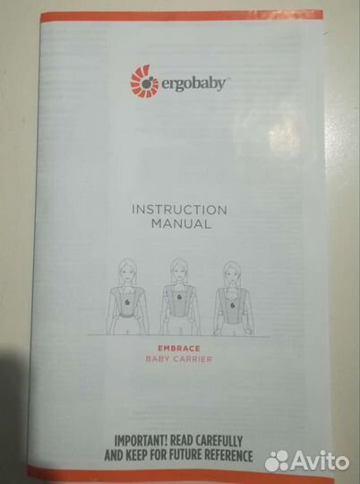 Эргорюкзак (Ergobaby Embrace) оригинал