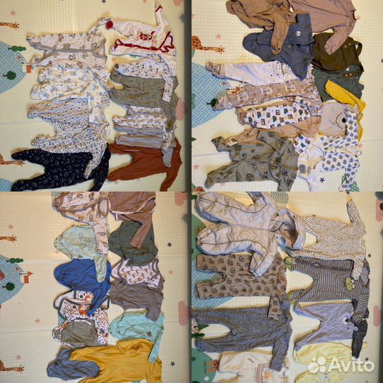 Большой пакет детских вещей