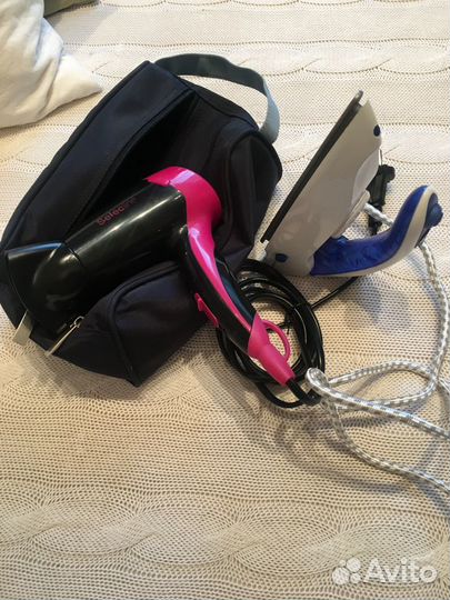 Фен. Утюг. Дорожный набор