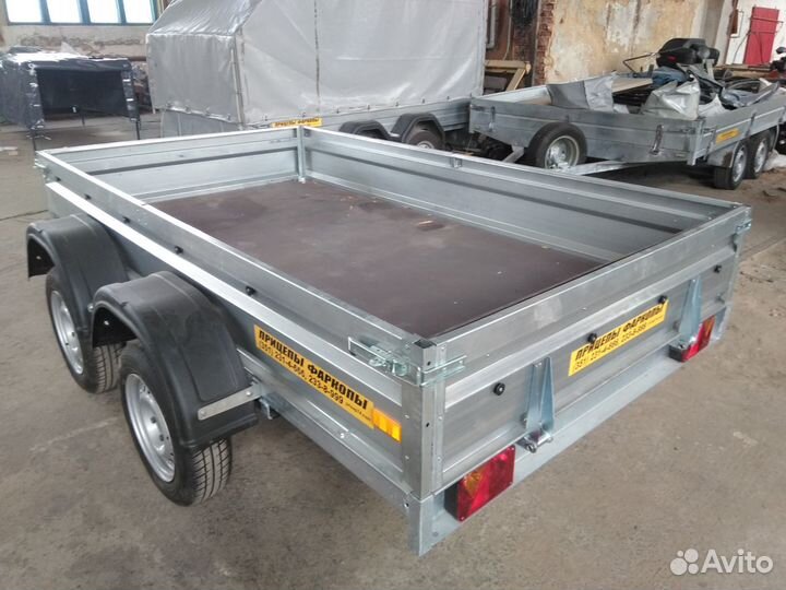Прицеп двухосный кмз-7194 F5 2,7х1,5 метра