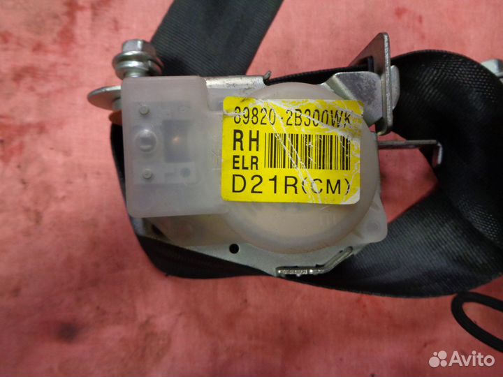 Huyndai Santa Fe Ремни безопасности 2-3 ряд