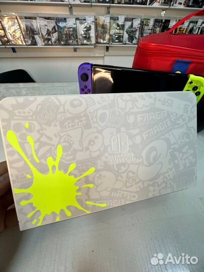 Nintendo switch oled splatoon 3 edition