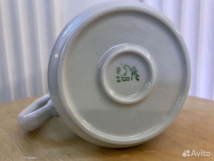 Кружка пивная фарфоровая Вербилки СССР