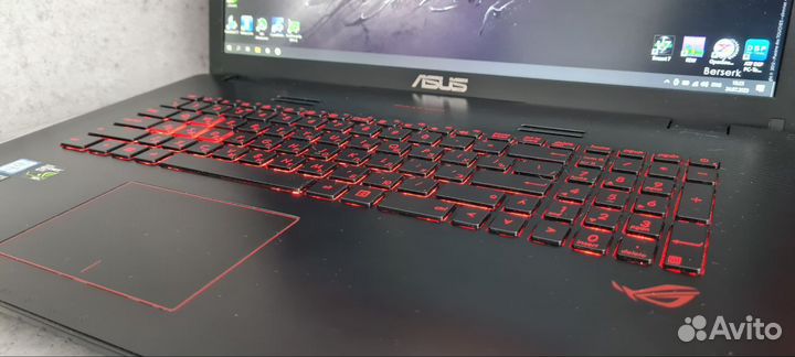 Игровой ноутбук 17.3 asus ROG