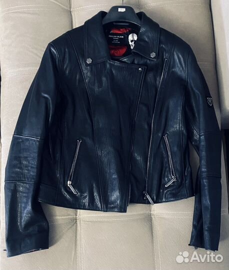 Куртка кожаная женская 46