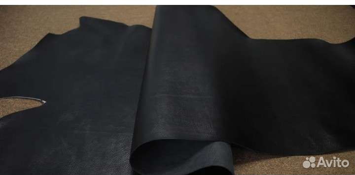 Кожа шорно седельная черная