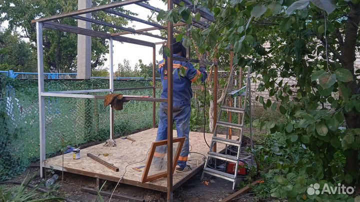 Забор.Установка заборов