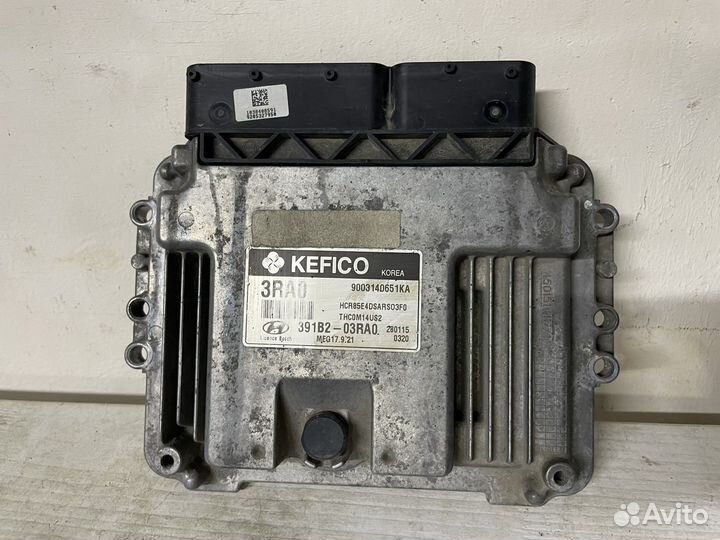 Блок управления двс Hyundai Solaris G4LC 1.4 АКПП