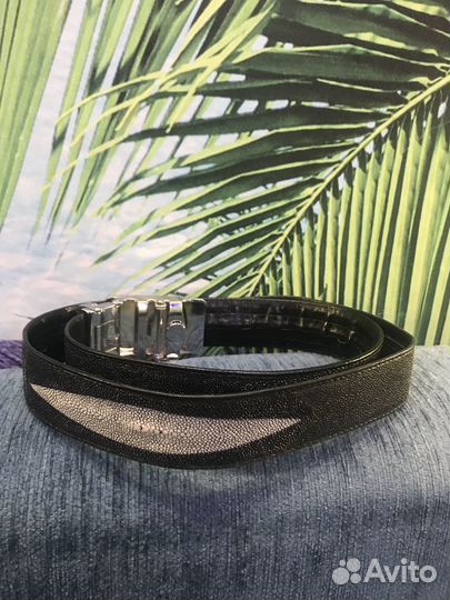 Ремень из кожи ската