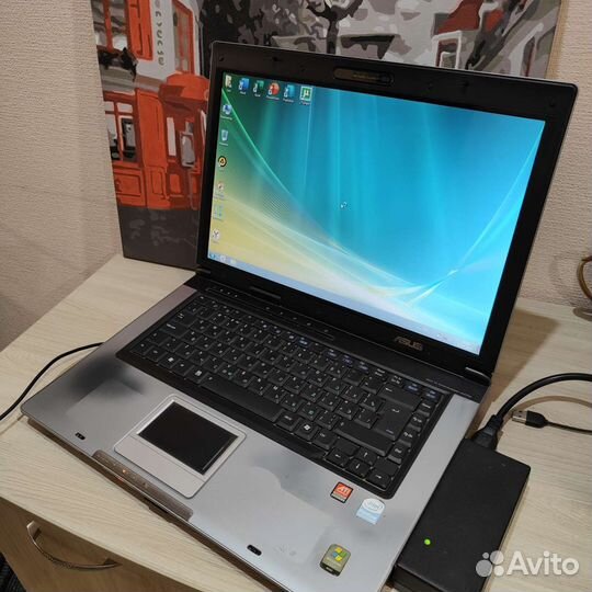 Ноутбук asus x50vl 128gb SSD