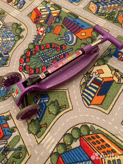 Самокат детский 3-х колесный Свет колеса до 50кг